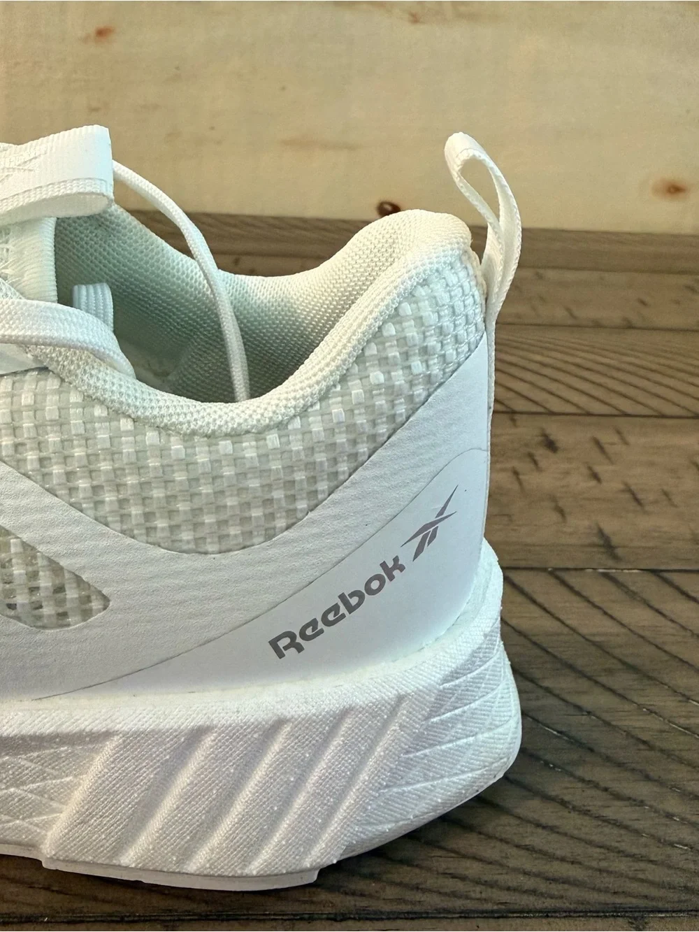 New Reebok Work Fusion Flexweave Composite Toe Shoes White Size 8.5